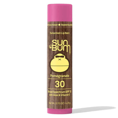 Sun Bum Original SPF 30 Lip Balm - Pomegranate - Buy online today at Down the Line Surf. International shipping available.