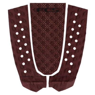 FCS T3 3 Piece Deck Pad - Mahogany - Buy online today at Down the Line Surf. International shipping available.