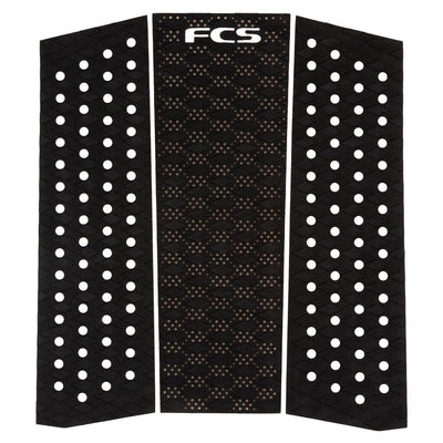 FCS T3 3 Piece Mid Deck Pad - Black - Buy online today at Down the Line Surf. International shipping available.