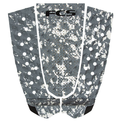 FCS T3 3 Piece Deck Pad - Grey Fleck - Buy online today at Down the Line Surf. International shipping available.