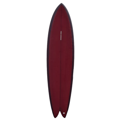 Thomas Surfboards Long Fish - 7'6" - Wine Sanded - Buy online today at Down the Line Surf. International shipping available.