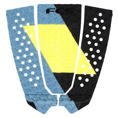 FCS Toledo 3 Piece Deck Pad - Dark Shadow - Buy online today at Down the Line Surf. International shipping available.