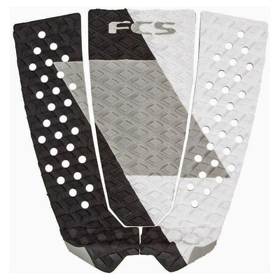 FCS Toledo 3 Piece Deck Pad - Off White/Black - Buy online today at Down the Line Surf. International shipping available.