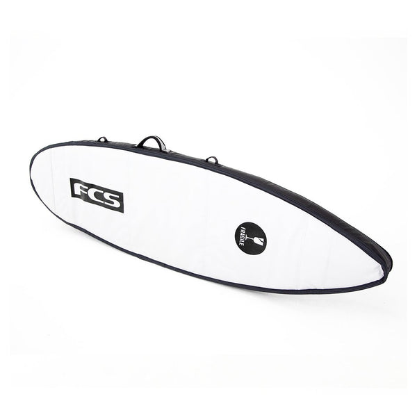 FCS Travel 2 All Purpose Surfboard Cover - Black/Grey