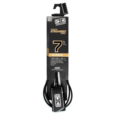 Ocean & Earth Ultimate Once Piece Leash (7ft) - Buy online today at Down the Line Surf. International shipping available.