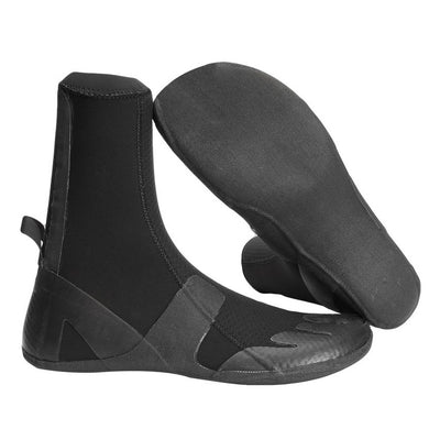 Vissla High Seas 5mm Round Toe Boot - Black - Buy online today at Down the Line Surf. International shipping available.