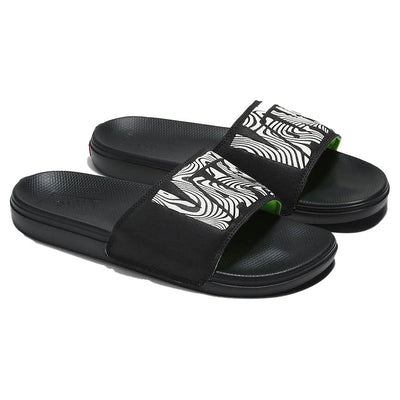 Vans La Costa Slide-On Shoes - Trippy Grain/Black - Buy online today at Down the Line Surf. International shipping available.
