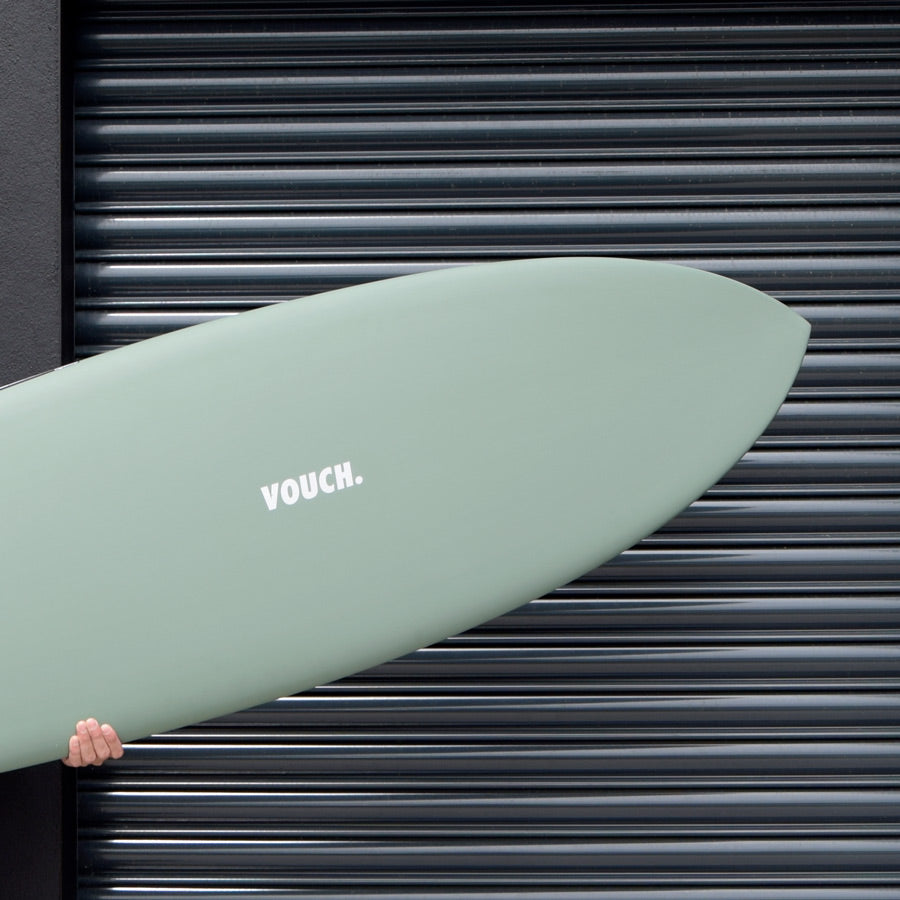 Vouch Mid Vish Surfboard River Gum 6'8"