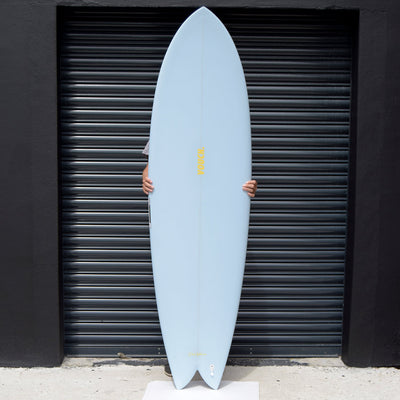Vouch Mid Vish Surfboard - Blu Tac - 6'6" - Buy online today at Down the Line Surf. International shipping available.