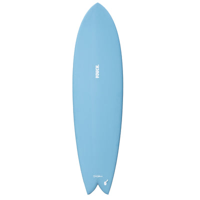 Vouch Mid Vish Surfboard - Storm Blue - 6'8" - Buy online today at Down the Line Surf. International shipping available.