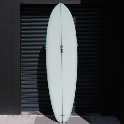 Vouch Twin Nuevo Surfboard - Pale Green - 6'8" - Buy online today at Down the Line Surf. International shipping available.