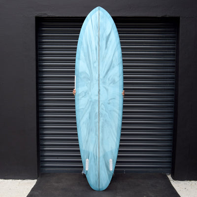 Vouch Twin Nuevo Surfboard - Blue Marble - 7'0" - Buy online today at Down the Line Surf. International shipping available.