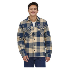Patagonia men's insulated fjord flannel jacket discount
