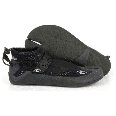 Rip Curl Reefer Split Toe Boot 1.5mm - Black/Charcoal - Buy online today at Down the Line Surf. International shipping available.