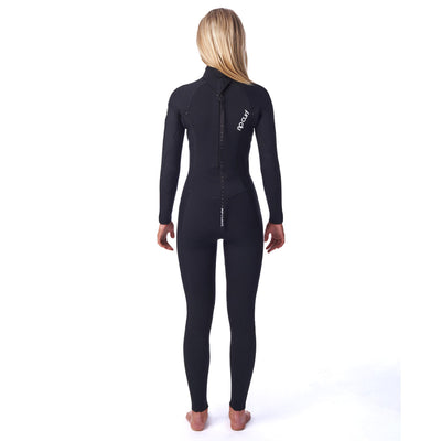 Rip Curl Women's Dawn Patrol Back Zip 5/3mm Wetsuit - Black - Buy online today at Down the Line Surf. International shipping available.