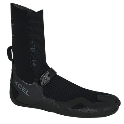 Xcel Infiniti Round Toe 5mm Wetsuit Boot - Black - Buy online today at Down the Line Surf. International shipping available.