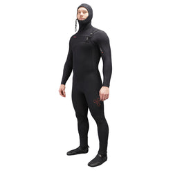 Xcel Men's Comp X 4.5/3.5mm Hooded Wetsuit - Black - Buy online today at Down the Line Surf. International shipping available.