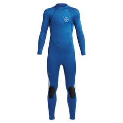Xcel Kids Axis 3/2mm Flatlock Back Zip Wetsuit - Faint Blue/White - Buy online today at Down the Line Surf. International shipping available.