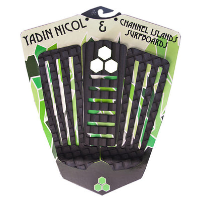 Channel Islands Yadin Nicol 3 Piece Tail Pad - Black - Buy online today at Down the Line Surf. International shipping available.