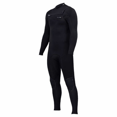 Zion Wesley Chest Zip 4/3mm Wetsuit - Black - Buy online today at Down the Line Surf. International shipping available.
