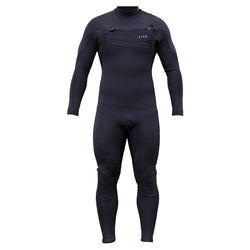 Zion Wesley Chest Zip 4/3mm Wetsuit - Black - Buy online today at Down the Line Surf. International shipping available.