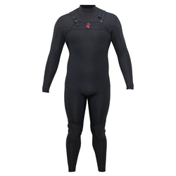 Zion Ando Vault 4/3mm Chest Zip Wetsuit - Black - Buy online today at Down the Line Surf. International shipping available.