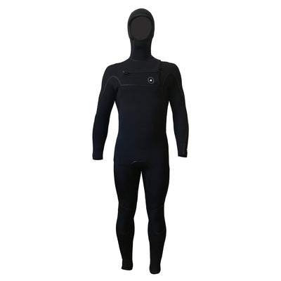 Zion Yeti 6/5/4mm Wetsuit with Built in Hood - Black - Buy online today at Down the Line Surf. International shipping available.